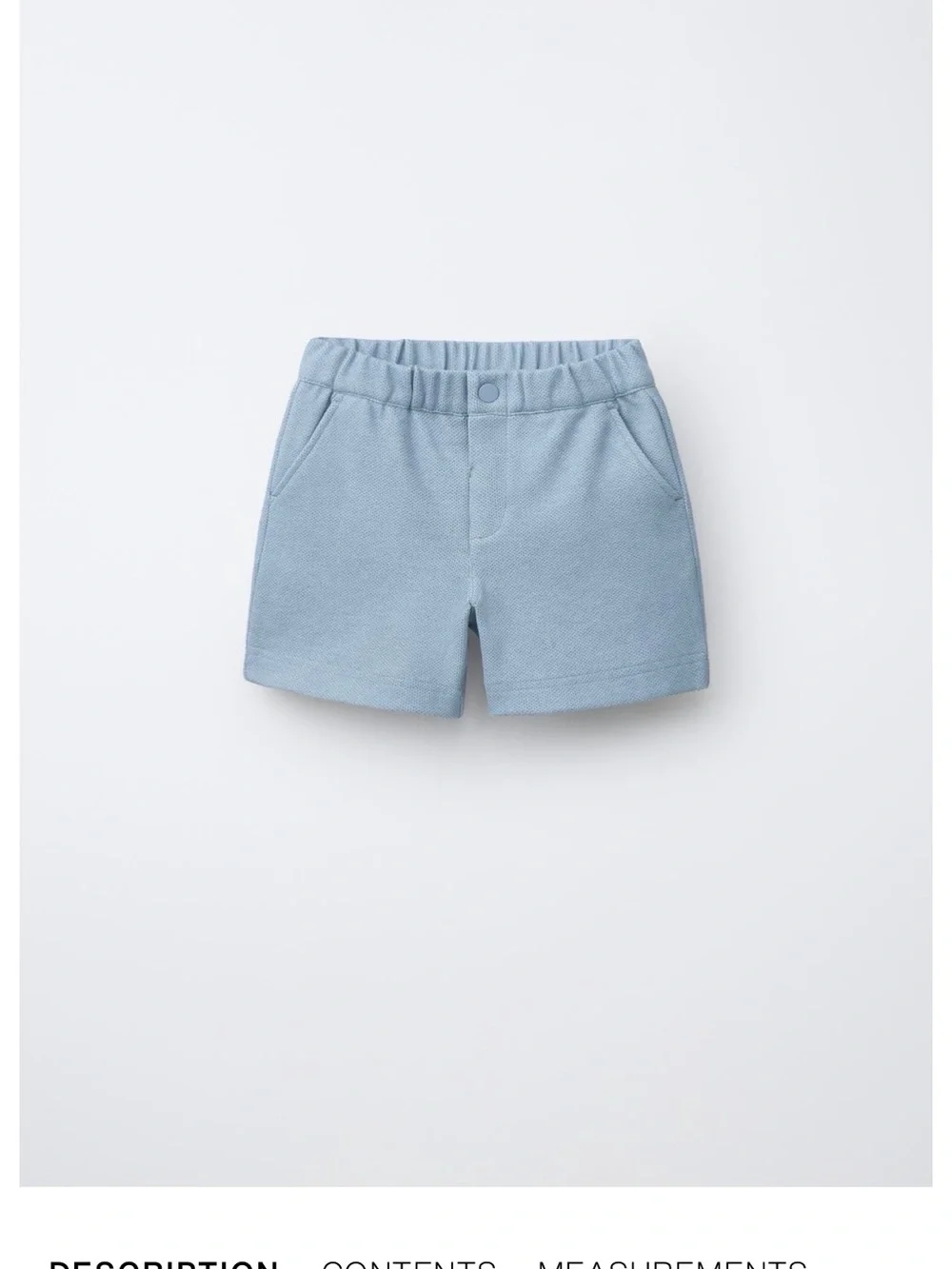 Zara NWT Light Blue Matching Set
